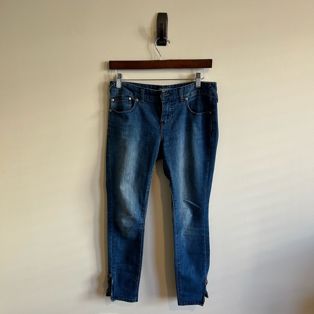 Free People Ankle Zipper Jeans